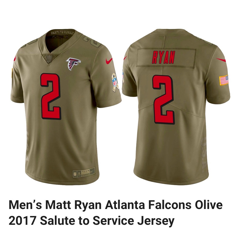 Nike Atlanta Falcons Matt Ryan Salute to Service Limited Edition 2017 Jersey